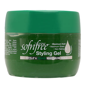 SOFNFREE STYLING GEL MAXIMUM HOLD 250ML