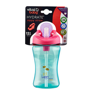 VITAL BABY HYDRATE SIPPY STRAW 340ML