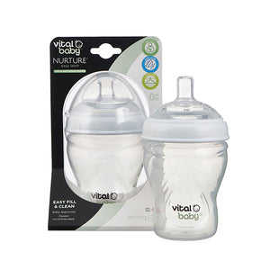 VITAL BABY NURTURE FEED BOTTLE 240ML 1