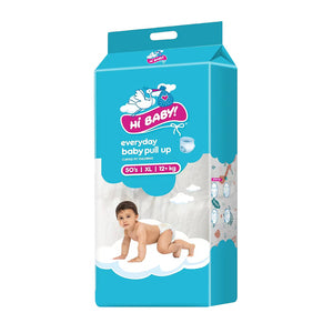 HI BABY PULL-UPS DIAPERS XLARG 12+KG 50