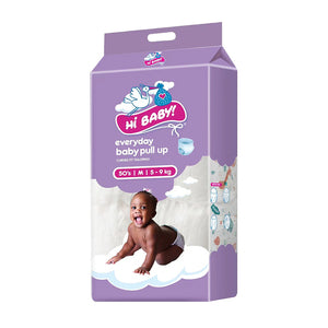 HI BABY PULL-UPS DIAPERS MED 5-9KG 50