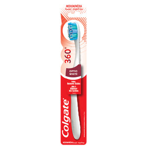 COLGATE TOOTHBRUSH 360 OPTIC WHITE