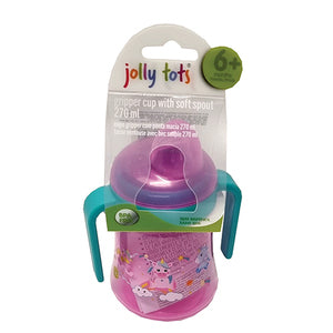 JOLLY TOTS CUP SOFT SPOUT 2HANDLE 270ML